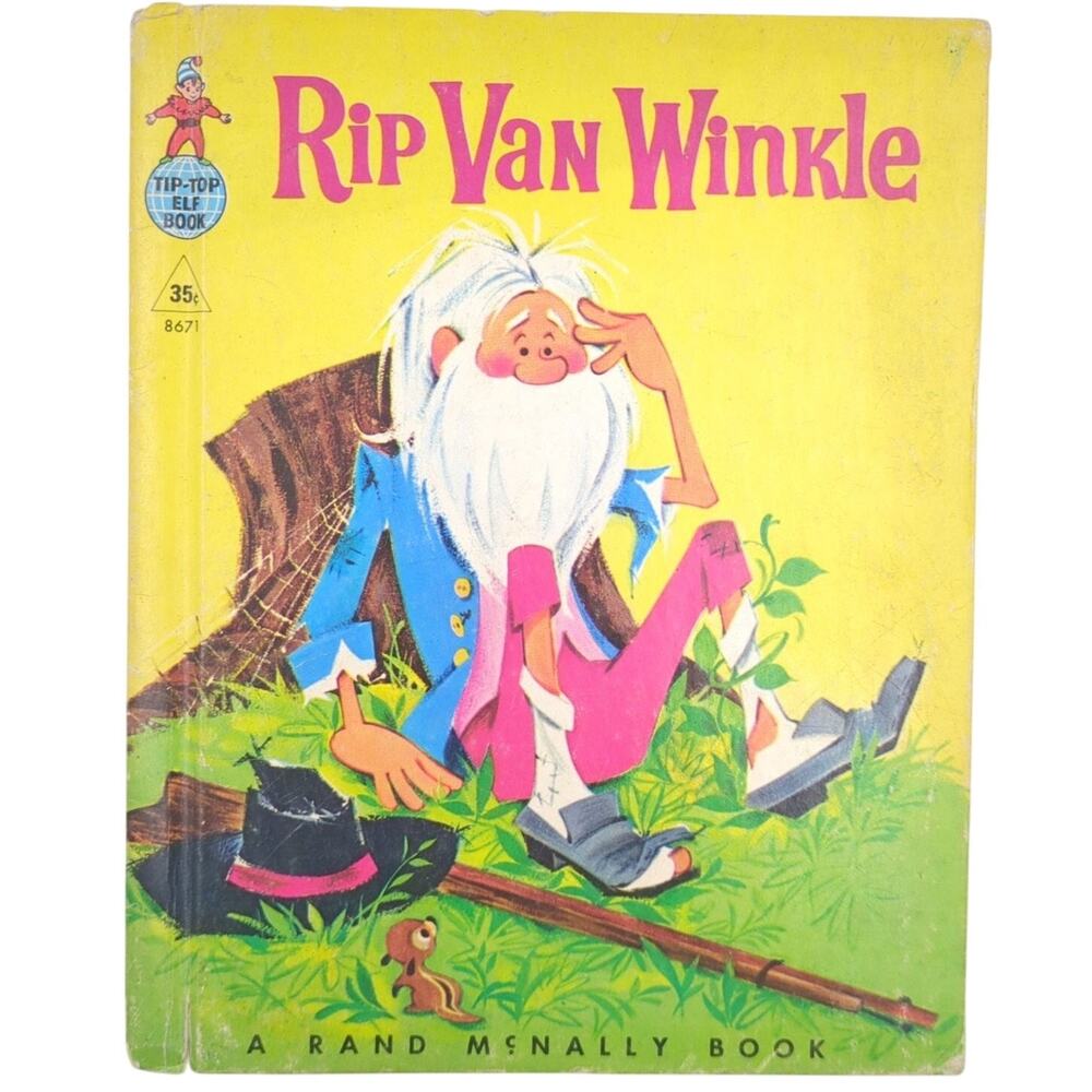 VTG 1961 Rip Van Winkle Rand McNally Tip Top Elf Book Dorothy Bell Briggs